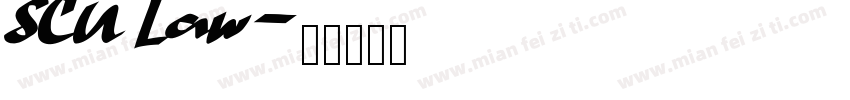 SCU Law字体转换